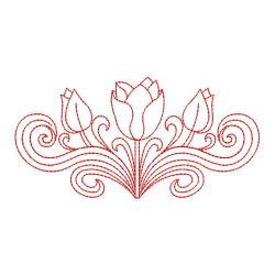 Redwork Heirloom Tulip 10(Sm)