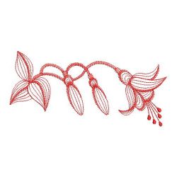 Redwork Fuchsia 06(Sm)
