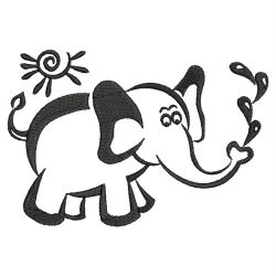 Assorted Elephant 2 02(Sm) machine embroidery designs