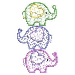 Assorted Elephant 2 09(Sm) machine embroidery designs