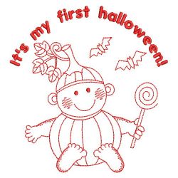 Redwork Baby First Holiday 03(Lg) machine embroidery designs