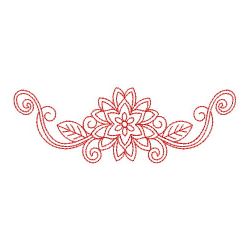 Redwork Butterfly and Flower 06(Md) machine embroidery designs