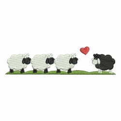 Cute Sheep 01 machine embroidery designs