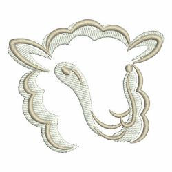 Cute Sheep 03 machine embroidery designs