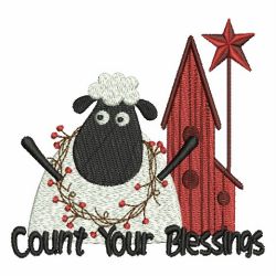 Cute Sheep 08 machine embroidery designs