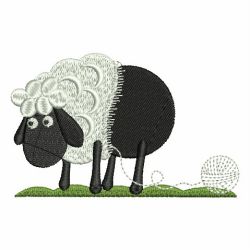 Cute Sheep 09 machine embroidery designs