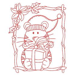 Christmas Baby Tiger 03(Md) machine embroidery designs