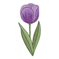 Purple Tulip machine embroidery designs