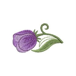 Purple Tulip 05 machine embroidery designs