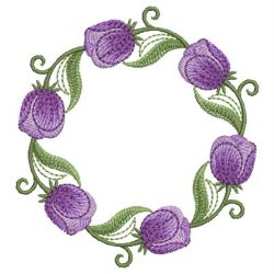 Purple Tulip 06 machine embroidery designs