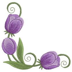 Purple Tulip 10 machine embroidery designs