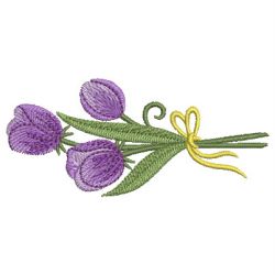 Purple Tulip 11 machine embroidery designs