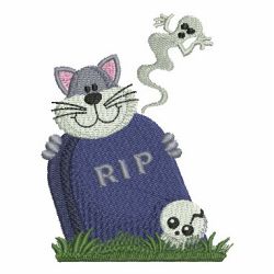 Halloween Cat 07 machine embroidery designs