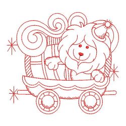 Redwork Circus Lion 10(Sm)