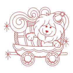 Redwork Circus Lion 10(Md) machine embroidery designs