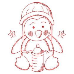 Redwork Baby Critters(Lg) machine embroidery designs