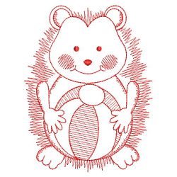 Redwork Baby Critters 10(Lg) machine embroidery designs