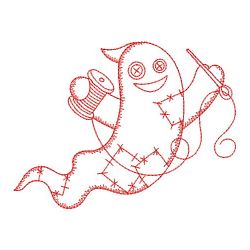 Redwork Crafty Halloween 05(Md) machine embroidery designs