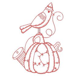 Redwork Crafty Halloween 07(Md) machine embroidery designs