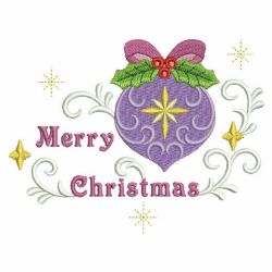 Filigree Merry Christmas 03(Lg) machine embroidery designs