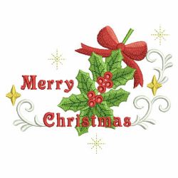 Filigree Merry Christmas 06(Lg) machine embroidery designs