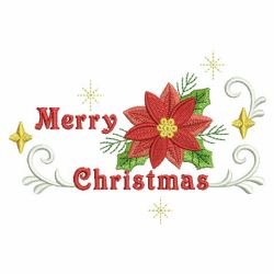 Filigree Merry Christmas 10(Sm) machine embroidery designs