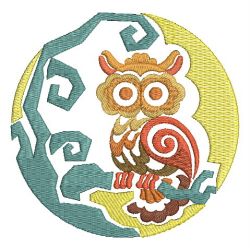 Fancy Halloween Owls machine embroidery designs