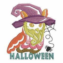 Fancy Halloween Owls 10 machine embroidery designs