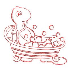 Redwork Bath Time Cuties 02(Lg)