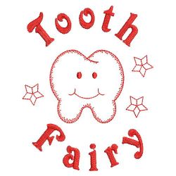 Redwork Tooth Fairy 2 01(Sm) machine embroidery designs