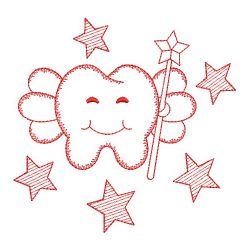 Redwork Tooth Fairy 2 05(Lg) machine embroidery designs