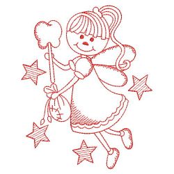 Redwork Tooth Fairy 2 06(Sm) machine embroidery designs