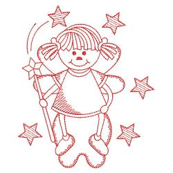 Redwork Tooth Fairy 2 10(Md) machine embroidery designs