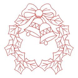 Redwork Merry Christmas 2 05(Md) machine embroidery designs