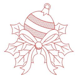 Redwork Merry Christmas 2 07(Sm) machine embroidery designs