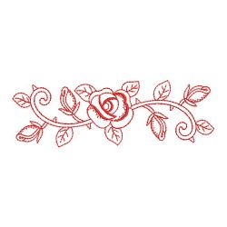Redwork Rose 10(Md) machine embroidery designs