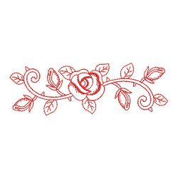 Redwork Rose 10(Lg) machine embroidery designs
