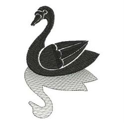 Swans 02 machine embroidery designs