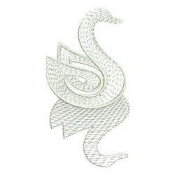 Swans 09 machine embroidery designs