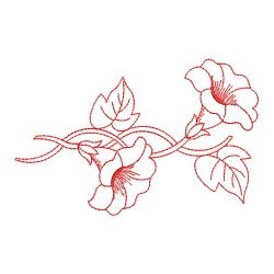 Redwork Morning Glory 1 01(Lg) machine embroidery designs