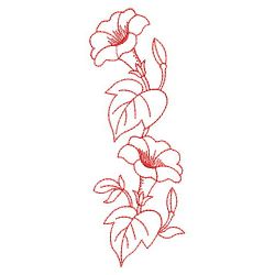 Redwork Morning Glory 1 06(Md) machine embroidery designs