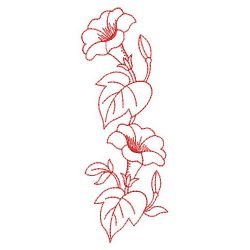 Redwork Morning Glory 1 06(Lg) machine embroidery designs