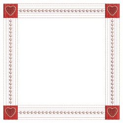Heart Frames 01(Md) machine embroidery designs