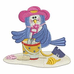 Summertime Blue Bird 02 machine embroidery designs