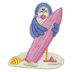 Summertime Blue Bird 09 machine embroidery designs