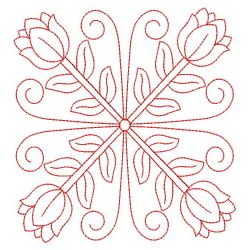 Redwork Tulip 2 10(Md) machine embroidery designs