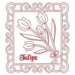 Redwork Tulip 3 09(Sm)