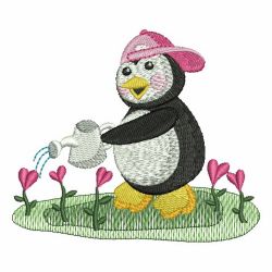 Valentine Penguin 10 machine embroidery designs