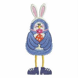 Easter Blue Bird 04 machine embroidery designs