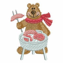 Bear Picnic Party 05 machine embroidery designs